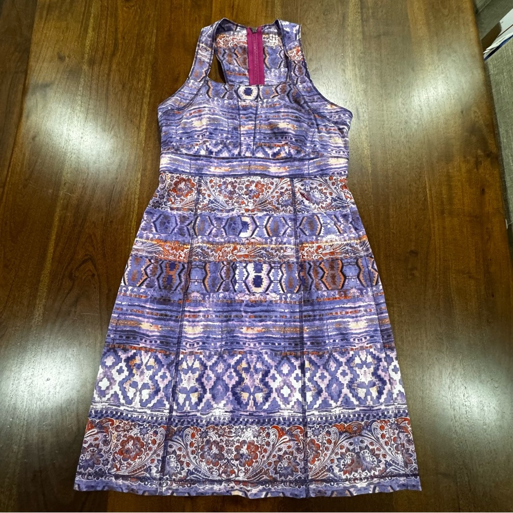 Title Nine Purple Arabella Trouble Nimblene Halter Dress Women's Size 2 Outdoor